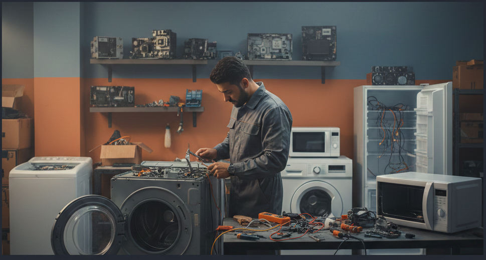 مكتب لصيانة الاجهزة الكهربائية